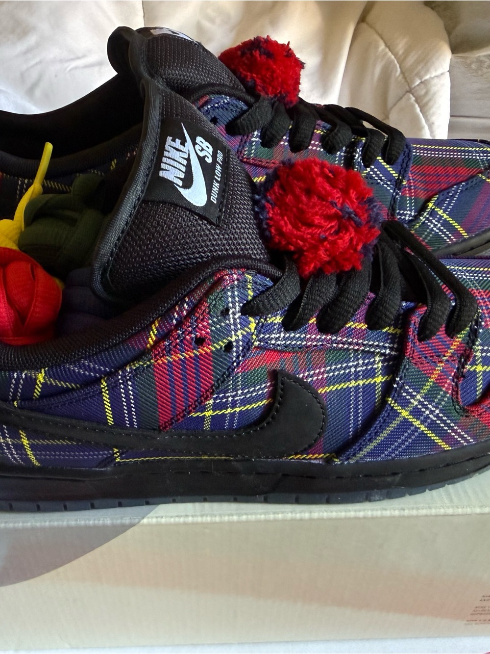 Nike SB Dunk Low Pro QS NW in University Red and Black